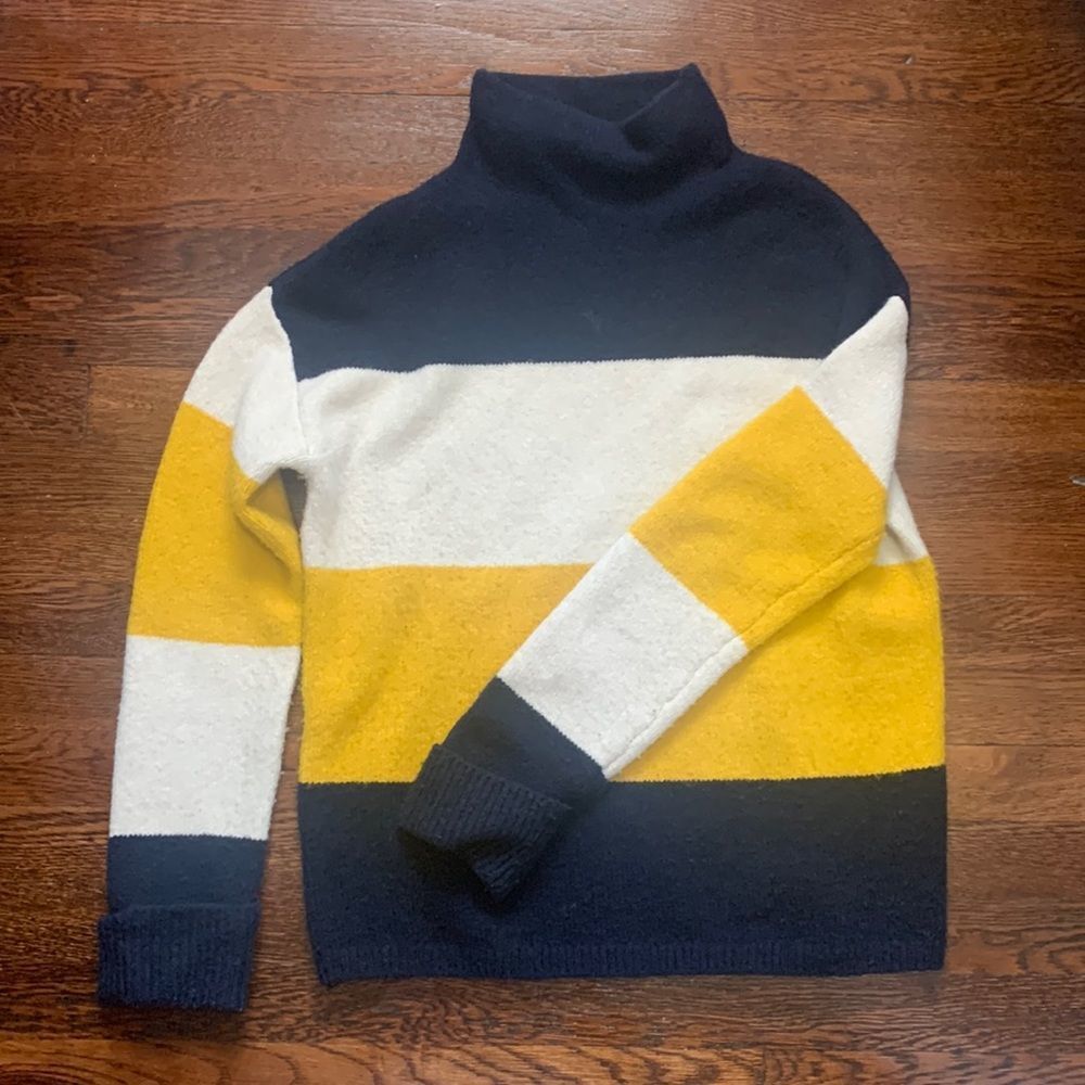 C&c California Wool Blend Turtleneck Sweater